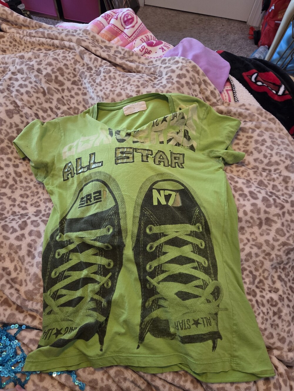 Vintage Converse Green "All Star" Graphic T-Shirt